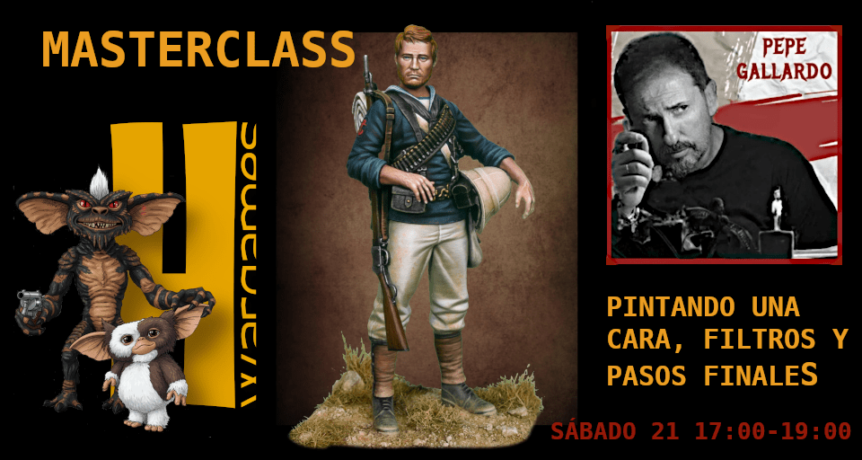 Masterclass -Pintando una cara, filtros y pasos finales- por Pepe&nbsp;Gallardo