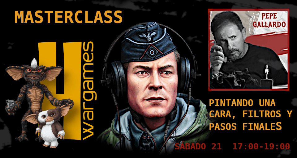 Masterclass -Pintando una cara, filtros y pasos finales- por Pepe&nbsp;Gallardo